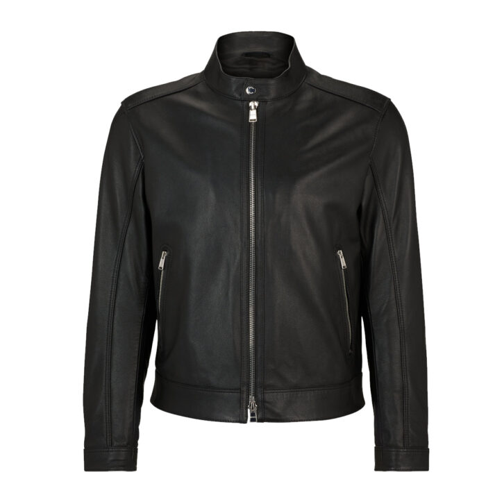 Real Lambskin Leather Jacket For Men