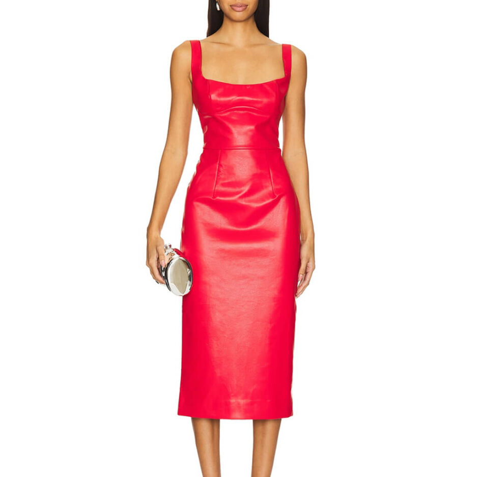 Chirstmas-Party-Faux-Leather-Dress-