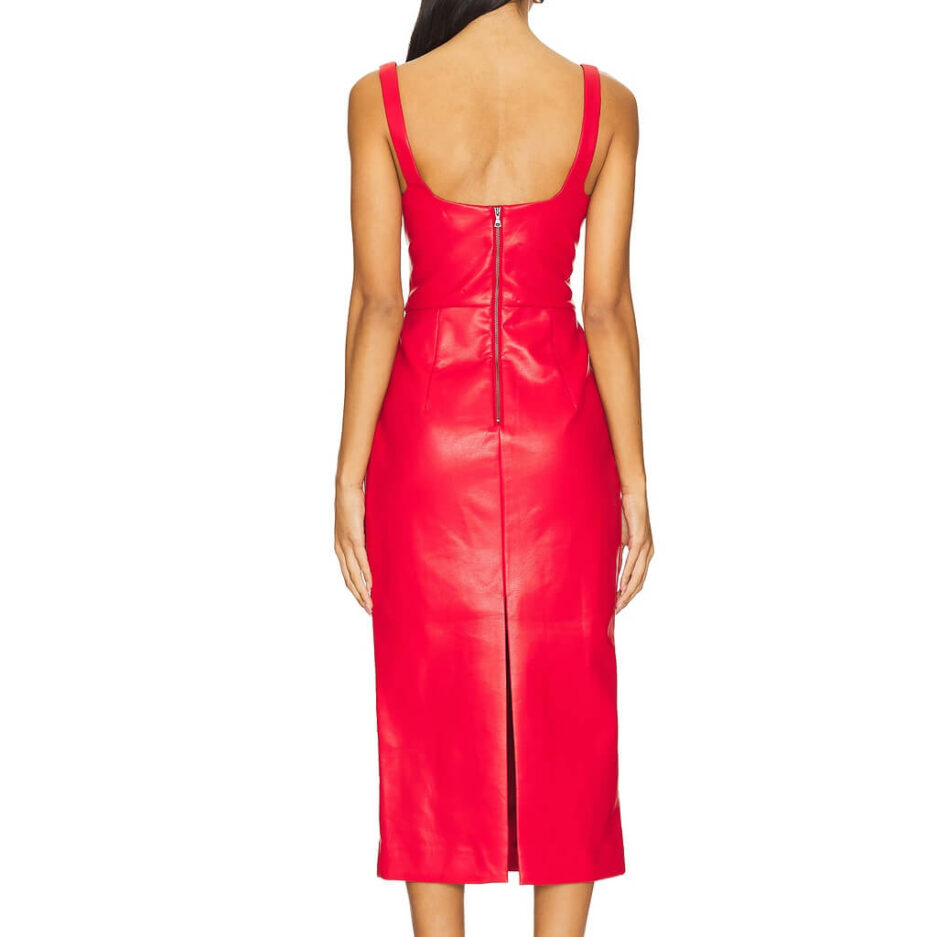 Christmas-Party-Faux-Leather-Dress-