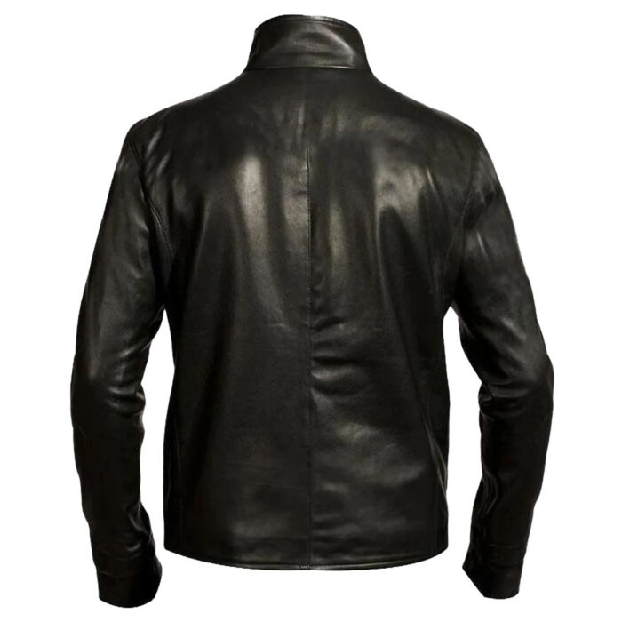 Handmade Punisher Skull Biker Leather Jacket Halloween Cosplay for men