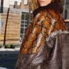 disressed fashion in leather
