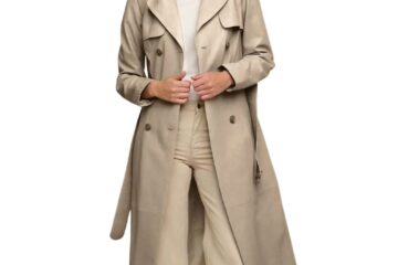 Women’s Tailored Leather Trench Coat