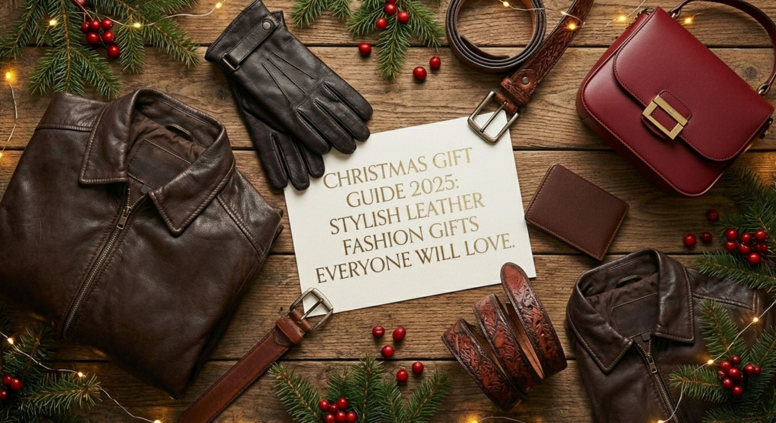 Christmas Gift Guide 2025: Stylish Leather Fashion Gifts Everyone Will Love